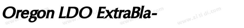 Oregon LDO ExtraBla字体转换 Oregon LDO ExtraBla字体转换